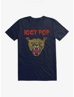 Best Sale 🤩 Iggy Pop Name And Cheetah T-Shirt ⭐ -Cheap Music Tees Store 14714479 hi
