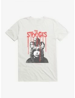 Budget 😉 Iggy Pop The Stooges Red Font T-Shirt 😉 -Cheap Music Tees Store 14715121 hi