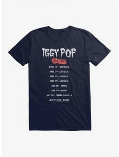 Discount ⭐ Iggy Pop Tour Dates T-Shirt 🔔 -Cheap Music Tees Store 14715139 hi