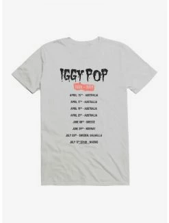 Discount ⭐ Iggy Pop Tour Dates T-Shirt 🔔 -Cheap Music Tees Store 14715148 hi