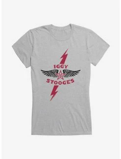 Best Sale ✨ Iggy Pop Color Log 👧 Girls T-Shirt 🌟 -Cheap Music Tees Store 14715836 hi