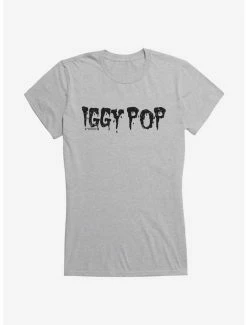 New 💯 Iggy Pop Font Letters 👧 Girls T-Shirt 😍 -Cheap Music Tees Store 14715918 hi