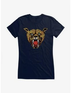 Top 10 😀 Iggy Pop Cheetah Face 👧 Girls T-Shirt 😉 -Cheap Music Tees Store 14715992 hi