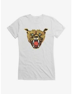 Top 10 😀 Iggy Pop Cheetah Face 👧 Girls T-Shirt 😉 -Cheap Music Tees Store 14716023 hi