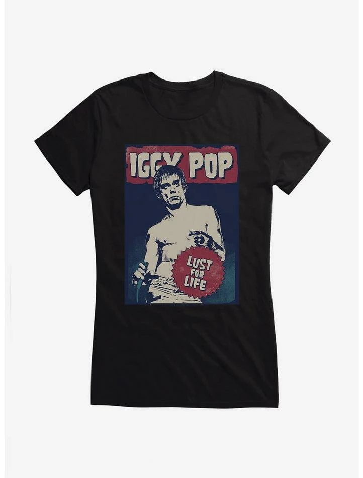 Cheap ๐ Iggy Pop Lust For Life ๐ง Girls T-Shirt ๐ 4 Cheap ๐ Iggy Pop Lust For Life ๐ง Girls T-Shirt ๐ - Image 2