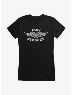 Brand new ⌛ Iggy Pop Logo 👧 Girls T-Shirt 🎁 -Cheap Music Tees Store 14716250 hi 1