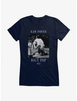 Flash Sale 😍 Iggy Pop Raw Power On Stage 👧 Girls T-Shirt 🎁 -Cheap Music Tees Store 14716416 hi