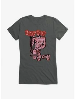 Best Pirce 😍 Iggy Pop Wild Child Colored 👧 Girls T-Shirt 🔔 -Cheap Music Tees Store 14716604 hi