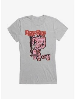 Best Pirce 😍 Iggy Pop Wild Child Colored 👧 Girls T-Shirt 🔔 -Cheap Music Tees Store 14716618 hi