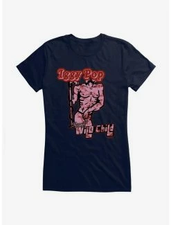 Best Pirce 😍 Iggy Pop Wild Child Colored 👧 Girls T-Shirt 🔔 -Cheap Music Tees Store 14716631 hi 1
