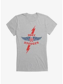 Best deal 😍 Iggy Pop The Stooges Logo 👧 Girls T-Shirt 💯 -Cheap Music Tees Store 14716746 hi