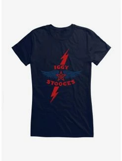 Best deal 😍 Iggy Pop The Stooges Logo 👧 Girls T-Shirt 💯 -Cheap Music Tees Store 14716753 hi
