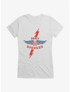 Best deal 😍 Iggy Pop The Stooges Logo 👧 Girls T-Shirt 💯 -Cheap Music Tees Store 14716760 hi
