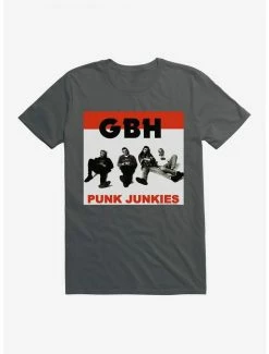Brand new ✔️ GBH Punk Junkies T-Shirt 💯 -Cheap Music Tees Store 14718223 hi