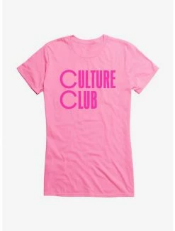 Wholesale 👏 Boy George & Culture Club Culture Club Font 👧 Girls T-Shirt 😍 -Cheap Music Tees Store 14718489 hi