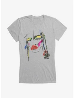 Outlet 😉 Boy George & Culture Club Face Painting 👧 Girls T-Shirt 👍