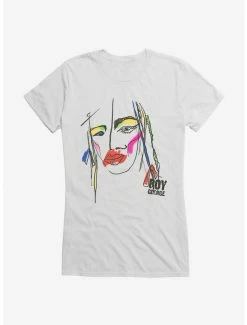 Outlet 😉 Boy George & Culture Club Face Painting 👧 Girls T-Shirt 👍 -Cheap Music Tees Store 14718531 hi