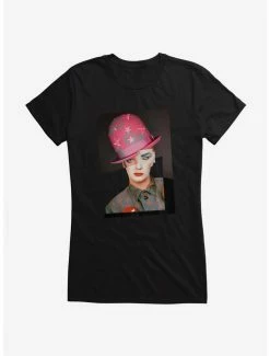 Top 10 😀 Boy George & Culture Club Picture Collage 👧 Girls T-Shirt 👏 -Cheap Music Tees Store 14718608 hi