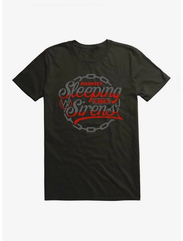 Buy ๐ Sleeping With Sirens Chain Crest T-Shirt ๐งจ 8 Buy ๐ Sleeping With Sirens Chain Crest T-Shirt ๐งจ - Image 6