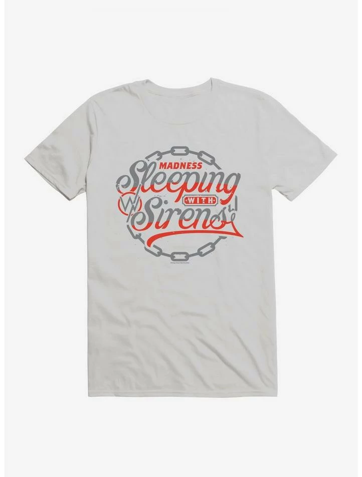 Buy ๐ Sleeping With Sirens Chain Crest T-Shirt ๐งจ 5 Buy ๐ Sleeping With Sirens Chain Crest T-Shirt ๐งจ - Image 3