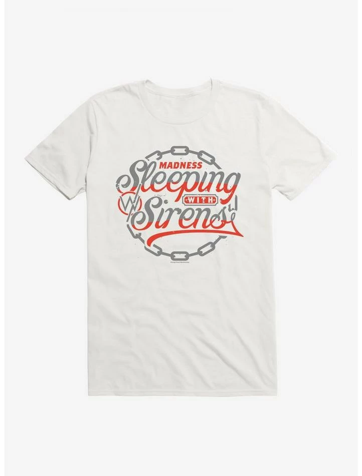 Buy ๐ Sleeping With Sirens Chain Crest T-Shirt ๐งจ 6 Buy ๐ Sleeping With Sirens Chain Crest T-Shirt ๐งจ - Image 4