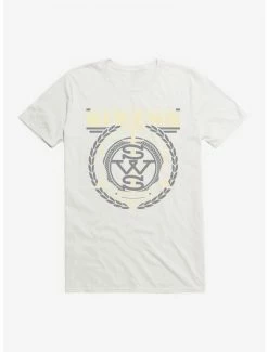 Budget ⭐ Sleeping With Sirens Crest T-Shirt ✔️ -Cheap Music Tees Store 14817277 hi
