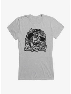 Hot Sale 🌟 Johnny Paycheck 👧 Girls T-Shirt 🧨 -Cheap Music Tees Store 14817857 hi