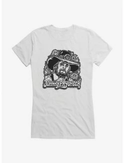 Hot Sale 🌟 Johnny Paycheck 👧 Girls T-Shirt 🧨 -Cheap Music Tees Store 14817878 hi