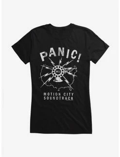 Cheap 😉 Motion City Soundtrack Panic 👧 Girls T-Shirt 🌟 -Cheap Music Tees Store 14817885 hi