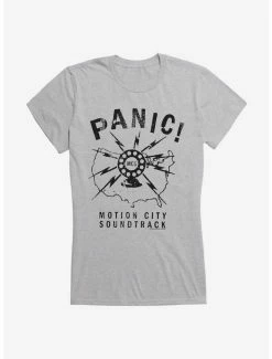 Cheap 😉 Motion City Soundtrack Panic 👧 Girls T-Shirt 🌟 -Cheap Music Tees Store 14817899 hi