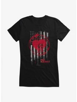 Hot Sale 🌟 Rise Against Stained Flag 👧 Girls T-Shirt 🤩 -Cheap Music Tees Store 14817920 hi 1