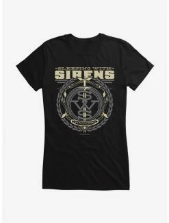 Promo 🧨 Sleeping With Sirens Crest 👧 Girls T-Shirt 👏