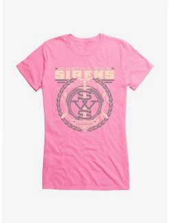 Promo 🧨 Sleeping With Sirens Crest 👧 Girls T-Shirt 👏 -Cheap Music Tees Store 14818039 hi