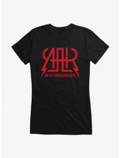 Hot Sale ✨ The All-American Rejects Logo 👧 Girls T-Shirt 🎁 -Cheap Music Tees Store 14818137 hi