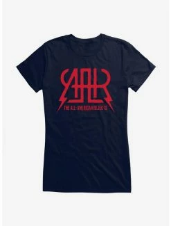 Hot Sale ✨ The All-American Rejects Logo 👧 Girls T-Shirt 🎁 -Cheap Music Tees Store 14818151 hi