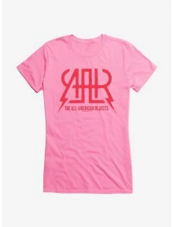 Hot Sale ✨ The All-American Rejects Logo 👧 Girls T-Shirt 🎁 -Cheap Music Tees Store 14818158 hi