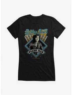 Wholesale 🛒 Billy Joel Piano Man 👧 Girls T-Shirt 🤩 -Cheap Music Tees Store 14879869 hi