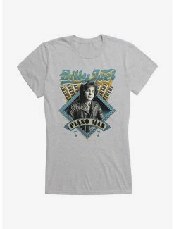 Wholesale 🛒 Billy Joel Piano Man 👧 Girls T-Shirt 🤩 -Cheap Music Tees Store 14879876 hi
