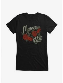 Budget 🧨 Cypress Hill Roses 👧 Girls T-Shirt ✨ -Cheap Music Tees Store 14880072 hi