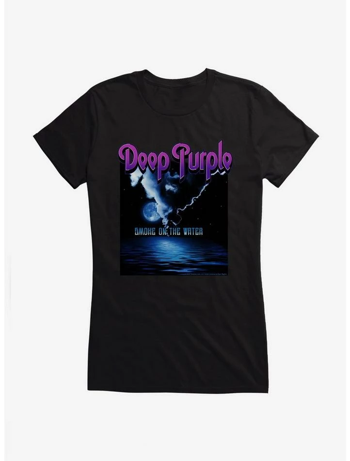 Cheap ๐คฉ Deep Purple Smoke On The Water ๐ง Girls T-Shirt โจ 8 Cheap ๐คฉ Deep Purple Smoke On The Water ๐ง Girls T-Shirt โจ - Image 6