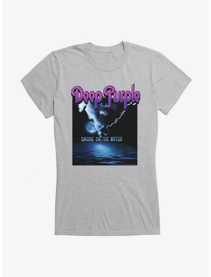Cheap ๐คฉ Deep Purple Smoke On The Water ๐ง Girls T-Shirt โจ 4 Cheap ๐คฉ Deep Purple Smoke On The Water ๐ง Girls T-Shirt โจ - Image 2