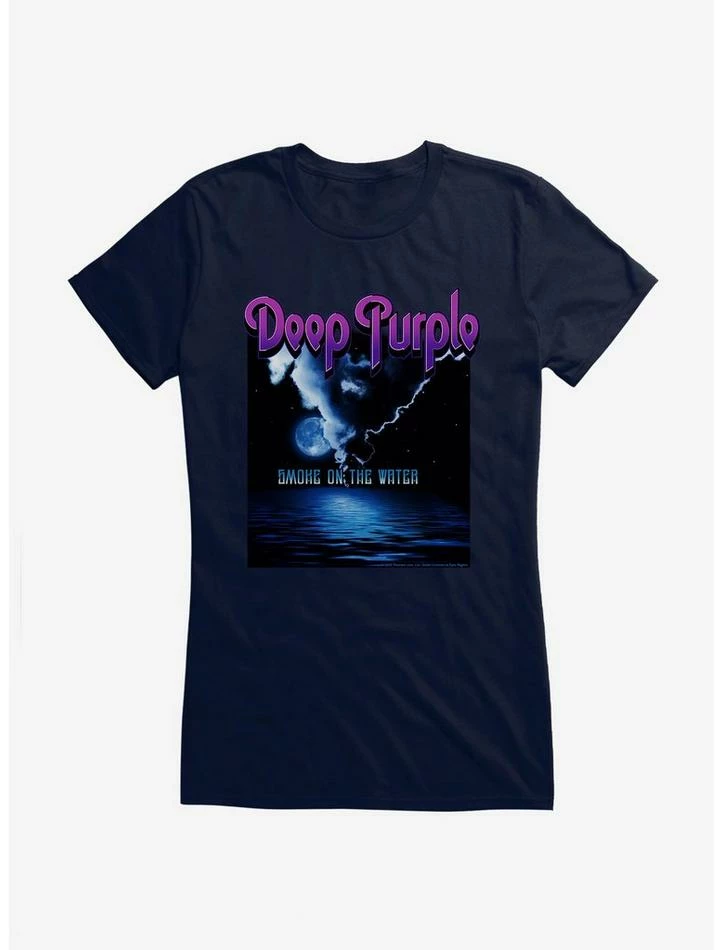 Cheap ๐คฉ Deep Purple Smoke On The Water ๐ง Girls T-Shirt โจ 7 Cheap ๐คฉ Deep Purple Smoke On The Water ๐ง Girls T-Shirt โจ - Image 5