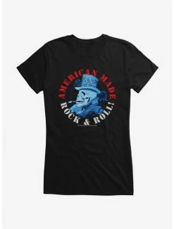 Best Pirce ✨ Poison American Made Rock & Roll 👧 Girls T-Shirt 😀 -Cheap Music Tees Store 14880436 hi