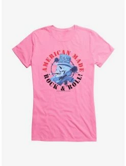 Best Pirce ✨ Poison American Made Rock & Roll 👧 Girls T-Shirt 😀 -Cheap Music Tees Store 14880457 hi