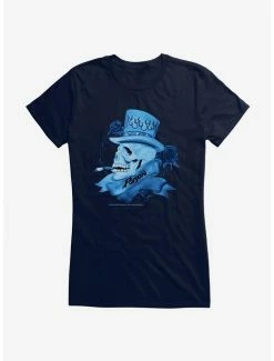 Best deal ✔️ Poison Blue Smoking Skull Logo 👧 Girls T-Shirt ❤️