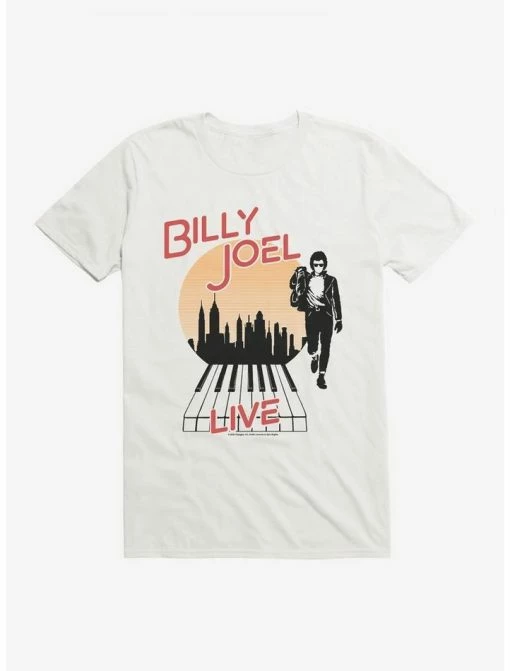 New 😉 Billy Joel Live T-Shirt 🌟 -Cheap Music Tees Store 14880875 hi