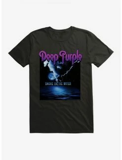 Outlet 😉 Deep Purple Smoke On The Water T-Shirt 🔔 -Cheap Music Tees Store 14881379 hi