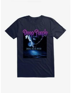 Outlet 😉 Deep Purple Smoke On The Water T-Shirt 🔔 -Cheap Music Tees Store 14881388 hi