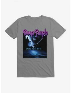 Outlet 😉 Deep Purple Smoke On The Water T-Shirt 🔔 -Cheap Music Tees Store 14881406 hi