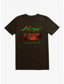 Cheapest 👏 Poison Open Up And Say? Ahh! T-shirt 🛒 -Cheap Music Tees Store 14881775 hi
